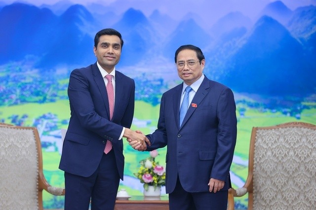 Thủ tướng Phạm Minh Chính tiếp Tổng Giám đốc Công ty Cảng và Đặc khu kinh tế Adani
