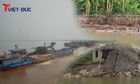 Khai thác cát trên sông Hồng tại Bắc Lý: Những vấn đề cần được làm rõ