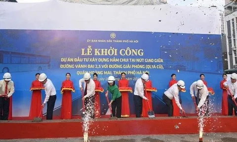 Hà Nội khởi công xây dựng hầm chui Giải Phóng-Kim Đồng