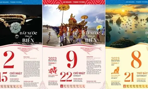 "Đất nước nhìn từ biển": Bộ lịch quảng bá vẻ đẹp biển đảo Việt Nam