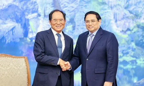 Thủ tướng Chính phủ Phạm Minh Chính tiếp Đại sứ Hàn Quốc