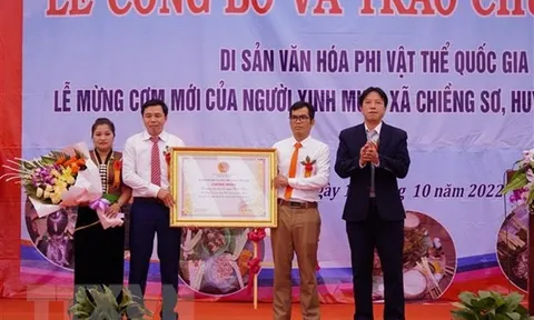 Lễ mừng cơm mới ở Điện Biên là Di sản Văn hóa phi vật thể quốc gia