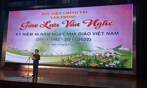 Văn phòng Học viện Chính trị tổ chức các hoạt động chào mừng Ngày Nhà giáo Việt Nam