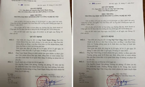 Tạm đình chỉ công tác 2 cá nhân trong vụ pano có quốc kỳ nước ngoài