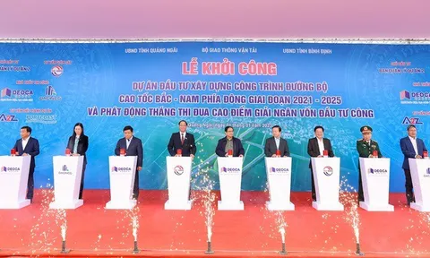 Thủ tướng dự khởi công 12 dự án thành phần cao tốc Bắc - Nam