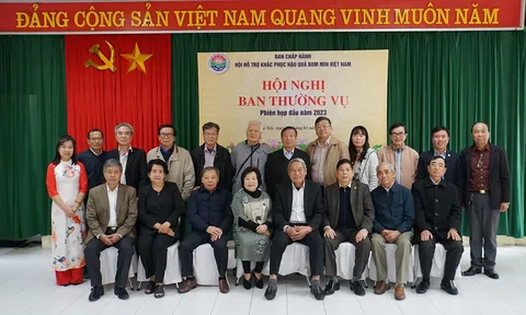 Hội Hỗ trợ khắc phục hậu quả bom mìn Việt Nam tổ chức Hội nghị Ban Thường vụ