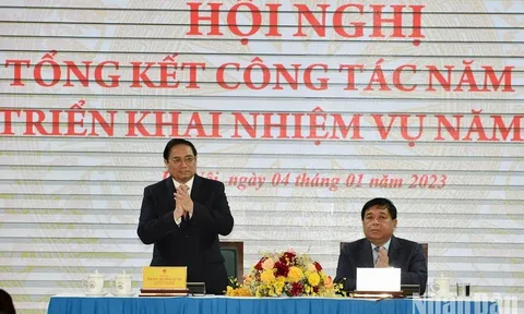 Thủ tướng Phạm Minh Chính dự Hội nghị triển khai nhiệm vụ năm 2023 của Bộ Kế hoạch và Đầu tư