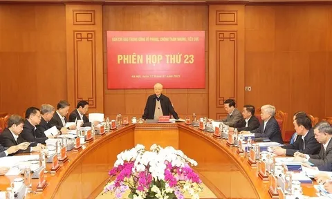 Tổng Bí thư chủ trì Phiên họp Ban Chỉ đạo Trung ương về phòng, chống tham nhũng