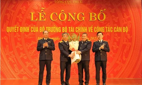 Công bố quyết định về việc điều động, bổ nhiệm và giao Quyền Tổng cục trưởng Tổng cục Thuế