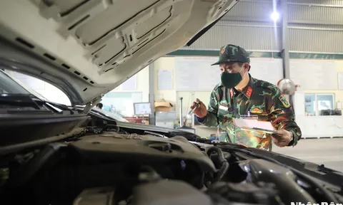 Kiểm định viên quân sự hỗ trợ đăng kiểm: Bảo đảm đủ lực lượng, sẵn sàng chi viện thêm