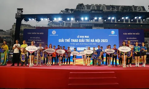 Giải thể thao giải trí thành phố Hà Nội 2023: Lan tỏa phong trào tập luyện và thi đấu thể thao