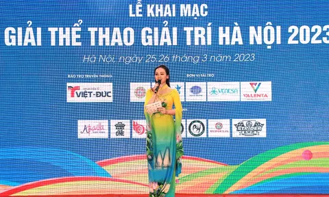 Giải thể thao giải trí Hà Nội 2023: Kết nối - Tỏa sáng - Khỏe để xây dựng và bảo vệ Tổ quốc