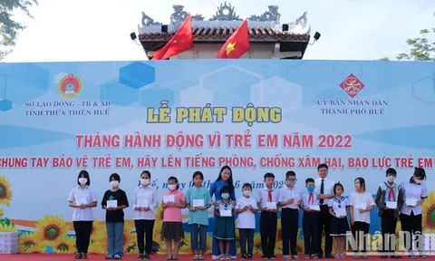 Tháng hành động nhằm chung tay giảm thiểu tổn hại trẻ em