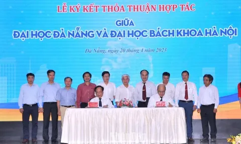 Nâng tầm hợp tác giữa Đại học Đà Nẵng và Đại học Bách khoa Hà Nội