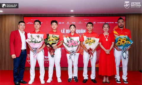 Đội tuyển golf Việt Nam xuất quân tham dự SEA Games 32