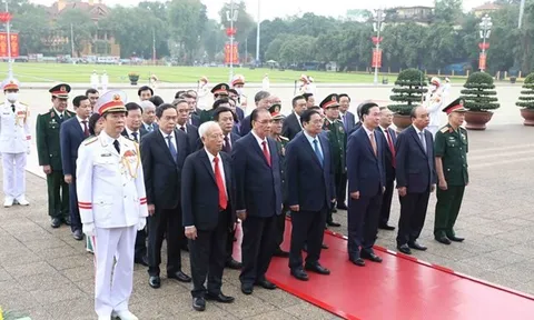 Lãnh đạo Đảng, Nhà nước vào Lăng viếng Chủ tịch Hồ Chí Minh