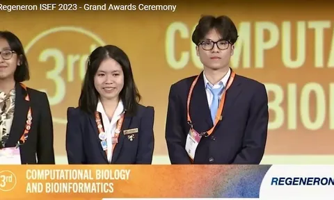 Học sinh Việt Nam đạt giải tại Hội thi khoa học kỹ thuật quốc tế Regeneron ISEF 2023