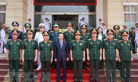 Chủ tịch nước Võ Văn Thưởng thăm, làm việc tại Cục Cứu hộ-Cứu nạn