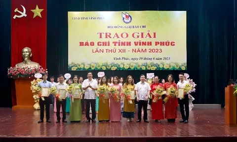 Vĩnh Phúc vinh danh 35 tác phẩm báo chí xuất sắc