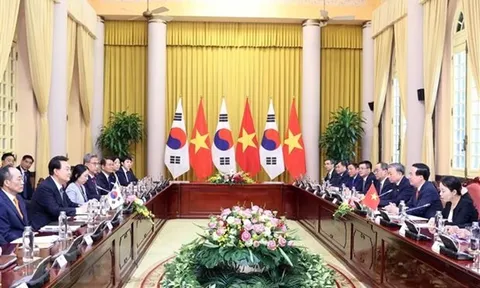 Việt Nam-Hàn Quốc trao đổi 17 văn kiện hợp tác trên các lĩnh vực