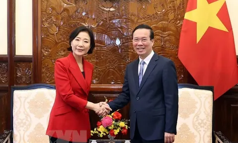 Chủ tịch nước Võ Văn Thưởng tiếp Đại sứ Hàn Quốc tới chào từ biệt