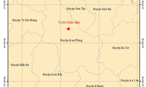 Kon Tum: Liên tiếp xảy ra 4 trận động đất tại huyện Kon Plông