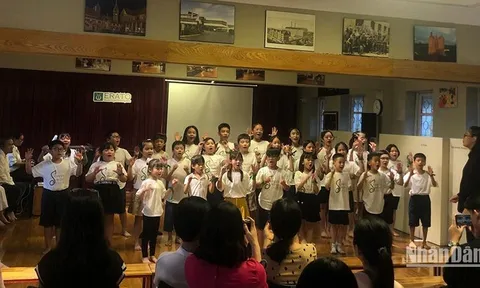 Nối liền vòng tròn âm nhạc màu xanh