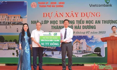 Vietcombank ưu tiên cho hoạt động an sinh xã hội