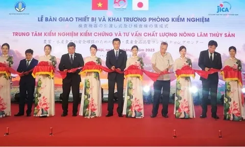 Khánh thành Trung tâm Kiểm nghiệm Nông Lâm Thủy sản do Nhật tài trợ