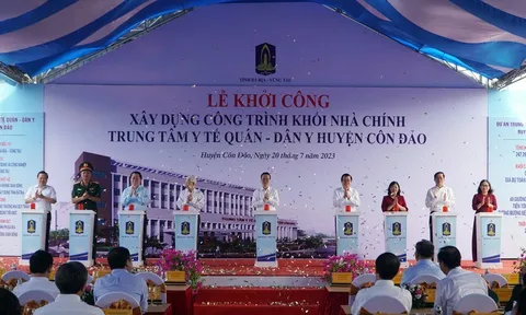 Khởi công và khánh thành các công trình quan trọng tại huyện Côn Đảo