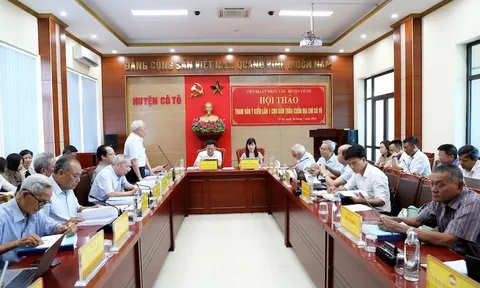 Tham vấn ý kiến cho bản thảo cuốn Địa chí huyện Cô Tô