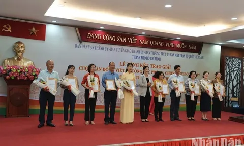 Trao 84 giải viết về công tác phòng, chống dịch Covid-19 tại Thành phố Hồ Chí Minh