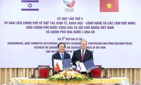 Việt Nam-Israel hướng tới kim ngạch thương mại song phương 3 tỷ USD