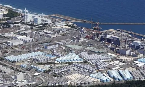 Mẫu nước biển gần nhà máy Fukushima số 1 không chứa tritium