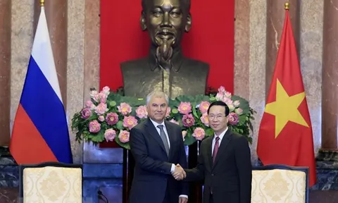Chủ tịch Duma Quốc gia Nga: Nga coi Việt Nam là bạn bè chiến lược