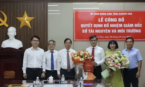Ông Vũ Chí Hiếu làm Giám đốc Sở Tài nguyên và Môi trường tỉnh Khánh Hòa