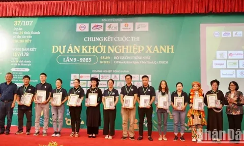 37 dự án tranh tài vòng chung kết Dự án khởi nghiệp xanh