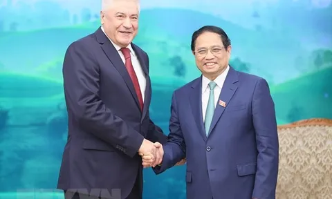 Thủ tướng Phạm Minh Chính tiếp Bộ trưởng Bộ Nội vụ Nga