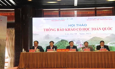Hội thảo khoa học những phát hiện mới về khảo cổ học toàn quốc năm 2023