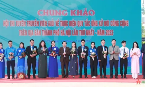 Hội thi lan tỏa quy tắc ứng xử trên địa bàn Thành phố Hà Nội