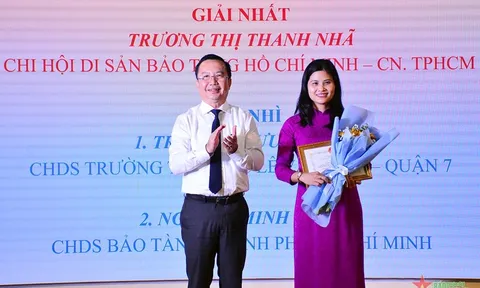 Trao 17 giải thưởng Hội thi “Phát huy giá trị di sản văn hóa Hồ Chí Minh”