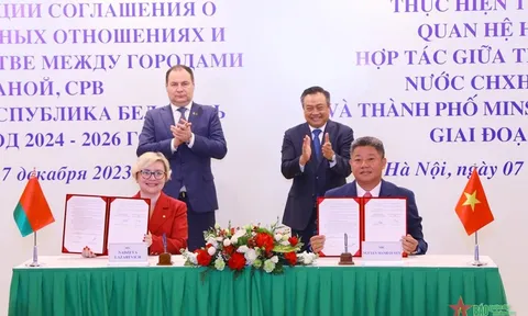 Hợp tác Hà Nội và Minsk là điểm sáng trong quan hệ Việt Nam - Belarus