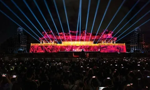 Thừa Thiên Huế: Huế by light - The live show, chương trình của tình hữu nghị Việt – Pháp