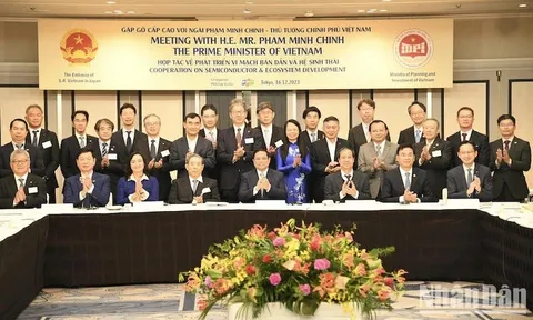 Mong các tập đoàn lớn của Nhật Bản hỗ trợ Việt Nam phát triển ngành công nghiệp vi mạch bán dẫn