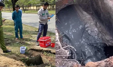 Kiểm tra, lập biên bản doanh nghiệp sản xuất giấy xả thải ra môi trường