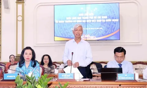 Lãnh đạo TP Hồ Chí Minh tiếp Đoàn Trưởng Cơ quan đại diện Việt Nam ở nước ngoài