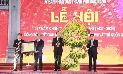 Công bố Lễ hội Xương Giang là Di sản văn hóa phi vật thể quốc gia