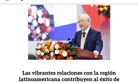 Báo chí Nam Mỹ đánh giá cao trường phái ngoại giao cây tre Việt Nam