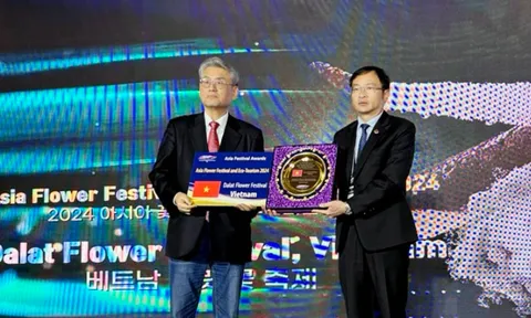 Đà Lạt được trao giải thưởng Thành phố lễ hội châu Á