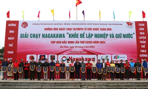 Giải chạy tranh Cúp báo Bắc Ninh thu hút gần 3000 người tham gia
